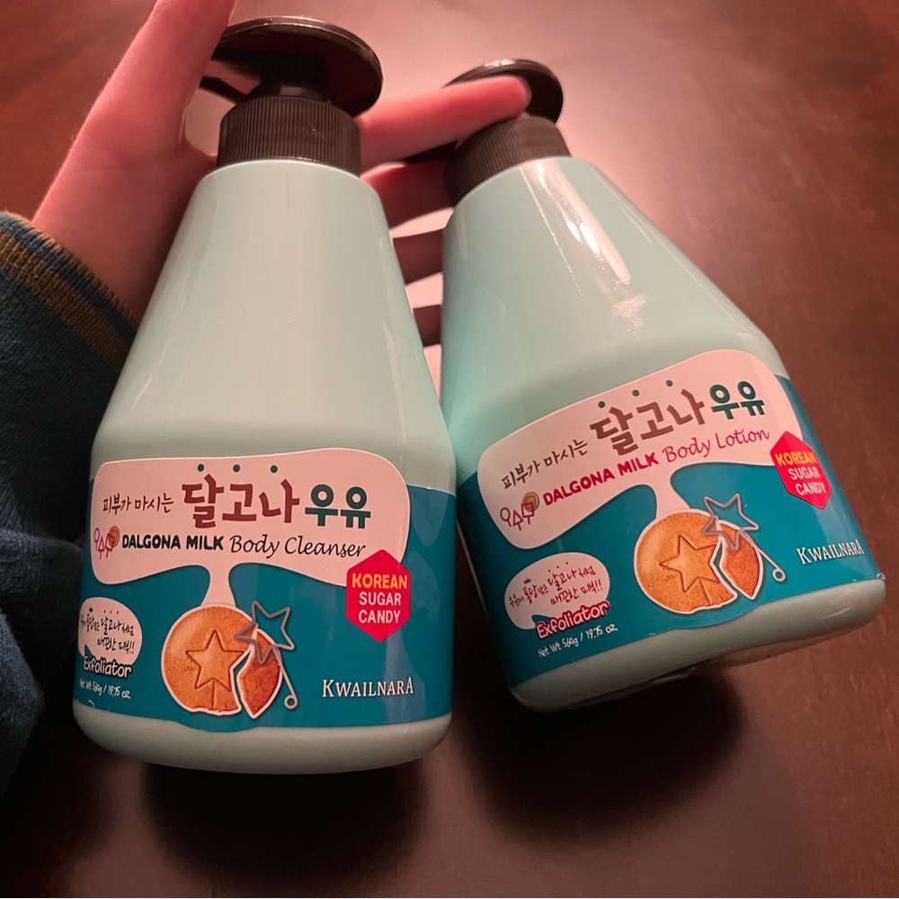 Korean Dalgona Milk Body Cleanser + Lotion